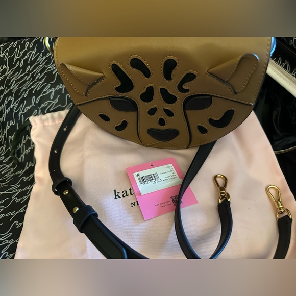 Kate Spade Lucy Smooth Leather 3D Leopard - Picture 8 of 8